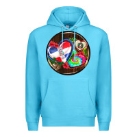 Ocean Blue dominican republic coasters Premium Hoodie - AdoDesignShop