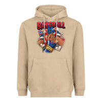 Mushroom Baseball life afro girl sneakers Heavyweight Hoodie - RanaPortraitStore