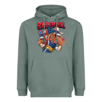 Sage Baseball life afro girl sneakers Heavyweight Hoodie - RanaPortraitStore