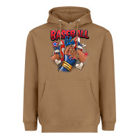 Toasted Coconut Baseball life afro girl sneakers Heavyweight Hoodie - RanaPortraitStore