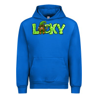 Cobalt St Patricks Day Lucky Gnome Urban Hoodie - Jasminsmagicworld