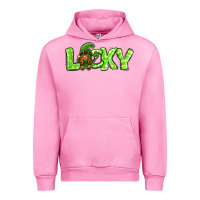 Fuchsia Pink St Patricks Day Lucky Gnome Urban Hoodie - Jasminsmagicworld