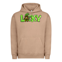 Pigment Burro St Patricks Day Lucky Gnome Urban Hoodie - Jasminsmagicworld