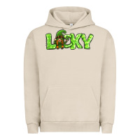Pigment French Oak St Patricks Day Lucky Gnome Urban Hoodie - Jasminsmagicworld