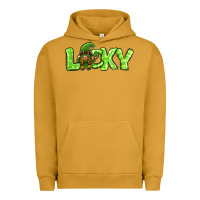 Pigment Peanut Butter St Patricks Day Lucky Gnome Urban Hoodie - Jasminsmagicworld
