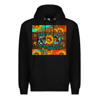 Black with god all things are possible Premium Hoodie - AdoDesignShop