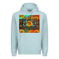 Blue Mist with god all things are possible Premium Hoodie - AdoDesignShop