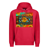 Cardinal with god all things are possible Premium Hoodie - AdoDesignShop