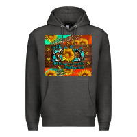 Charcoal Heather with god all things are possible Premium Hoodie - AdoDesignShop
