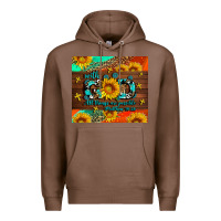 Chestnut with god all things are possible Premium Hoodie - AdoDesignShop