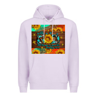 Lilac with god all things are possible Premium Hoodie - AdoDesignShop