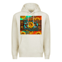 Oatmeal Heather with god all things are possible Premium Hoodie - AdoDesignShop