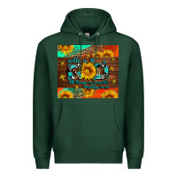 Sports Green with god all things are possible Premium Hoodie - AdoDesignShop