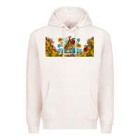 Pale Pink teaching my tribe libbey glass Premium Hoodie - BundleAndBundleShop