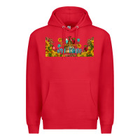 Red teaching my tribe libbey glass Premium Hoodie - BundleAndBundleShop