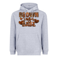 Heather Grey Brown sugar babe Heavyweight Hoodie - RanaPortraitStore