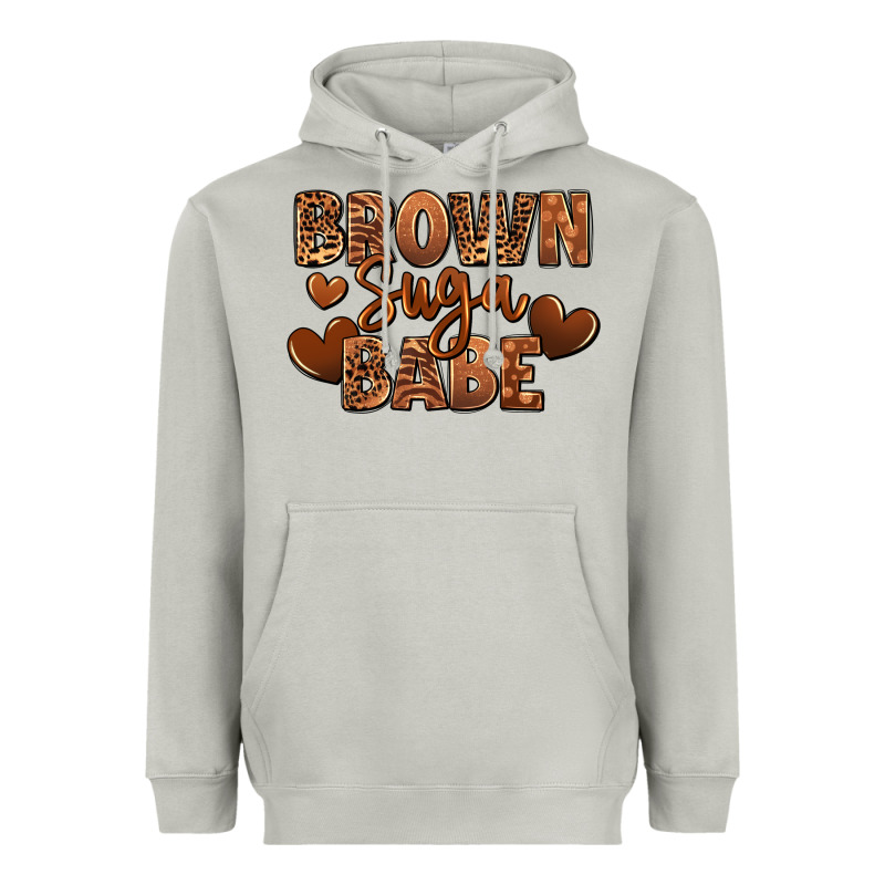 Brown Sugar Babe Heavyweight Hoodie by RanaPortraitStore | Teevron