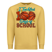 Antique Gold i tackled 100days of school basketball Premium Sweatshirt - texasbilliewilder