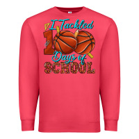 Cardinal i tackled 100days of school basketball Premium Sweatshirt - texasbilliewilder