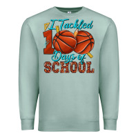 Seafoam i tackled 100days of school basketball Premium Sweatshirt - texasbilliewilder