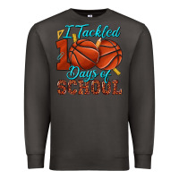 Smoke i tackled 100days of school basketball Premium Sweatshirt - texasbilliewilder