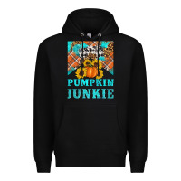 Black pumpkin junkie Premium Hoodie - Artiststas