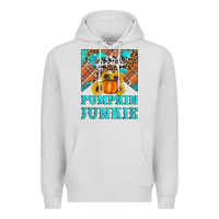 Dove Grey pumpkin junkie Premium Hoodie - Artiststas