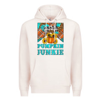 Pale Pink pumpkin junkie Premium Hoodie - Artiststas