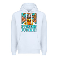 White pumpkin junkie Premium Hoodie - Artiststas