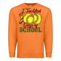Carrot i tackled 100days of school softball Premium Sweatshirt - texasbilliewilder