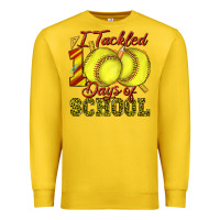 Lemon i tackled 100days of school softball Premium Sweatshirt - texasbilliewilder