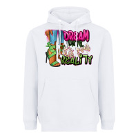 White Dream until it's your reality heels black fashion Heavyweight Hoodie - RanaPortraitStore