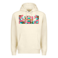 Sandshell teacher floral pencil libbey glass Premium Hoodie - BundleAndBundleShop