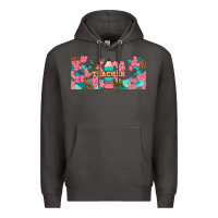 Smoke teacher floral pencil libbey glass Premium Hoodie - BundleAndBundleShop