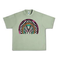Oil Green race leopard rainbow Urban Heavy Tee - Artiststas