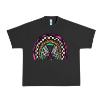 Pigment Black race leopard rainbow Urban Heavy Tee - Artiststas