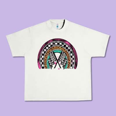 Race Leopard Rainbow Urban Heavy Tee Designed By Artiststas