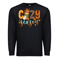 Black cozy season Premium Sweatshirt - Zillion Design Studio