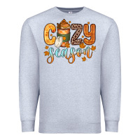 Heather Grey cozy season Premium Sweatshirt - Zillion Design Studio