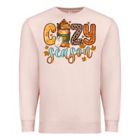 Pale Pink cozy season Premium Sweatshirt - Zillion Design Studio