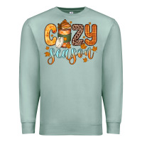 Seafoam cozy season Premium Sweatshirt - Zillion Design Studio