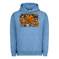 Pigment Pebble Blue basketball background Urban Hoodie - JahusDesignShop