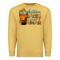Antique Gold whatever spices your pumpkin Premium Sweatshirt - Zillion Design Studio