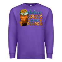 Purple whatever spices your pumpkin Premium Sweatshirt - Zillion Design Studio