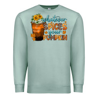 Seafoam whatever spices your pumpkin Premium Sweatshirt - Zillion Design Studio