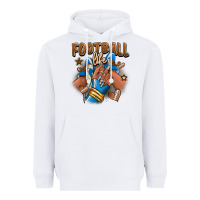 White Football life afro girl sneakers Heavyweight Hoodie - RanaPortraitStore