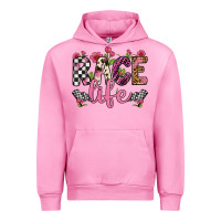 Fuchsia Pink race life Urban Hoodie - Artiststas