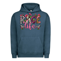 Pigment Midnight Navy race life Urban Hoodie - Artiststas