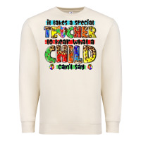 Sandshell it takes a special teacher to hear what a child cant say tbw Premium Sweatshirt - texasbilliewilder