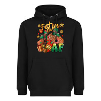 Black Festive af Christmas black girl sneakers Heavyweight Hoodie - RanaPortraitStore